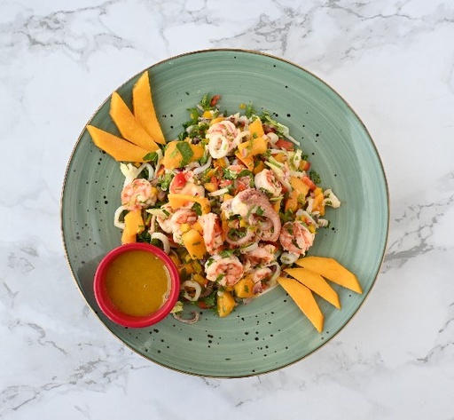 [10086] سلطة سي فود بصلصة المانجو