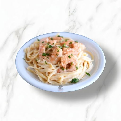 [10201] مكرونة سباغيتي سي فود صوص ابيض